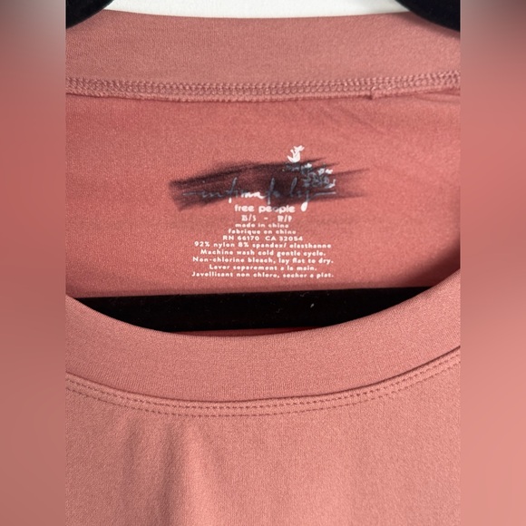 Free People Intimately Women’s Size XS/S‎ Dust Pink Long Sleeve Layering Tee - Picture 2 of 8